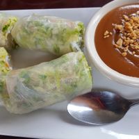 Fresh summer rolls
 at Thai House in Eureka Springs