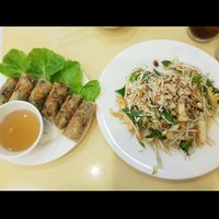 Nem et salade  at Loving Hut - Ba Dinh in Hanoi