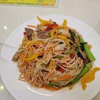 Fried noodles at Loving Hut - Ba Dinh in Hanoi