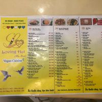 2019. February menu at Loving Hut - Ba Dinh in Hanoi