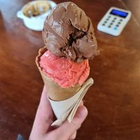 Strawberry and chocolate at Ginger's Comfort Emporium in Manchester