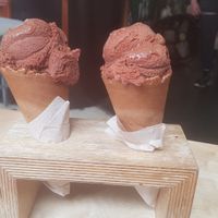 Delicious ice cream at Ginger's Comfort Emporium in Manchester
