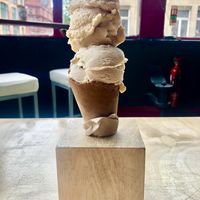 My cone  at Ginger's Comfort Emporium in Manchester