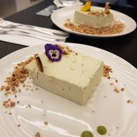 Lime cheesecake  at Essence Cuisine in East London