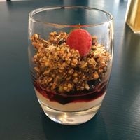 Delicious Coconut Parfait! at Essence Cuisine in East London