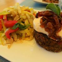 Burger at Cantinho da vila in Odeceixe