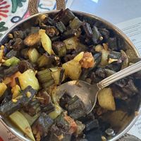 Bhindi masala  at Taste of India  in Staunton