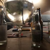 Seedlip Garden - Made from Seedlip - the world's first distilled non-alcoholic spirit and a great alternative to gin! Mixed with refreshing Fever Tree elderflower tonic and cucumber. Sugar-free, allergen-free, calorie-free, and sweetener-free! at Giggling Squid in Reigate