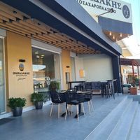 Coffee shop outside at Papadaki Afoi in Crete