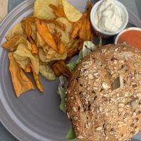 Mu burger  at MU-Food in Geneva