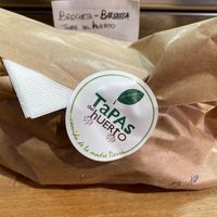 my sandwich, ready to take away, with environmental friendly wrap at Tapas del Huerto in Tenerife