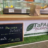 the counter at Tapas del Huerto in Tenerife