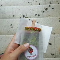 Packaging of the popsicle at Stixberry in Split