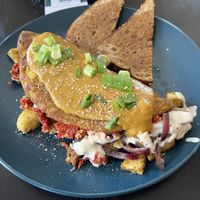 Boricua Sapiens Sapiens omelette  at El Grifo in Caguas