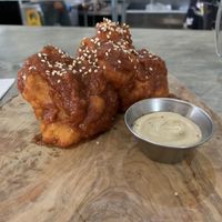 Cauliflower wings at El Grifo in Caguas