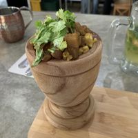Eggplant monfongo  at El Grifo in Caguas