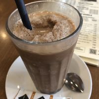 Decaf Iced Frappé with soymilk   at Coffee Brothers in Worms