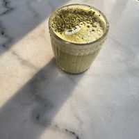 Matcha oat milk latte  #Veganuary at Miranda Cafe in North London