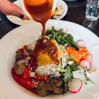 Korean brunch bibimbap   at Miranda Cafe in North London