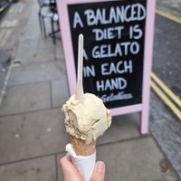 Vg pistachio at La Gelatiera in London