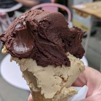 Chocolate and biscoff at La Gelatiera in London