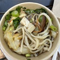 Teriyaki Vegan Bowl - best soup I’ve ever had. Plus a little health food store too and outdoor seating under huge trees .   at Stony Ridge Uncommon Kitchen in Tahoe City