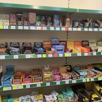 Chocolate and snacks. Most of them vegan   at Fairhaven Wholefoods in Letchworth