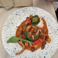 Stuffed zucchini 17 €, not enough to make anyone Fed up at Capannina in Riva Del Garda