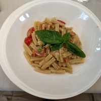 Pasta with Pistachio pesto, 14€ also not a big portion at Capannina in Riva Del Garda