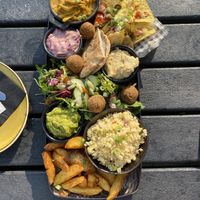 Vegan platter  at Y Not Bar & Grill in Thurso