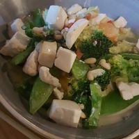 Vegan Green Curry at Y Not Bar & Grill in Thurso