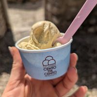 Pistachio at Gelateria Cento Per Cento in Malcesine