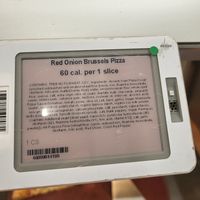 Not labeled vegan pizza. Pretty sure it's way over 60 calories. at Whole Foods Market in Cedar Park