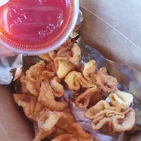 Vegan crab rangoon at Jade Rabbit in Portland