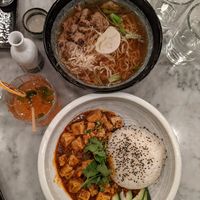 mapo tofu and ramen special at Jade Rabbit in Portland