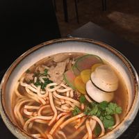 Lan Zhou, beautifully flavoured aromatic udon noodles in broth at Jade Rabbit in Portland