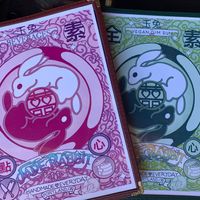 Front of menus at Jade Rabbit in Portland