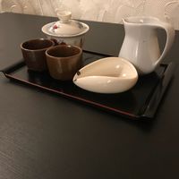 Tea service  at Jade Rabbit in Portland