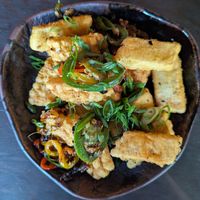 Salt and Pepper Vegan Squid at Jade Rabbit in Portland