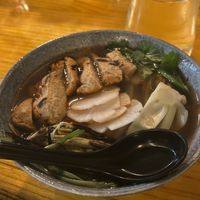 Fiery wind soup (GF rice noodles)  at Jade Rabbit in Portland