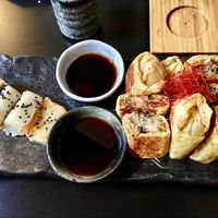 Turnip cakes--wow! at Jade Rabbit in Portland