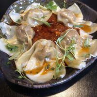 Spicy oil wontons, hands down the best I’ve had! at Jade Rabbit in Portland