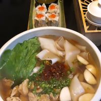 Amazing cuisine ! I forgot the name till the time I got home . Sorry ! But it had mock chicken and the broth was so delicious!  at Jade Rabbit in Portland