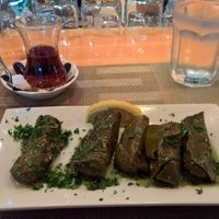 Stuffed grape leaves at Tuckerbox in White River Junction