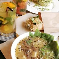 Vegan feast at KOLO in Kyiv