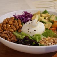 Avocado, Sauerkraut & Baby Burrata Bowl at Sequel Bistro & Juice Bar - Bandra West in Mumbai