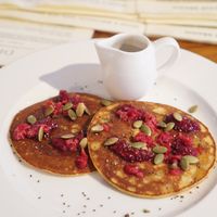 Almond and Cononut Flour Pancakes at Sequel Bistro & Juice Bar - Bandra West in Mumbai