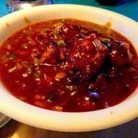 Veg Manchurian at Ever Green Cafe in Hampi