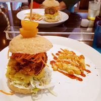 Burger at Vegi Kitchen Gu Gu in Nagoya