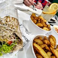 Pastrami-Wrap at Krowarzywa - Piotrkowska in Lodz